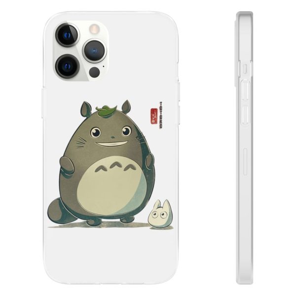 Totoro Wallpaper - Totoro Cute Chibi iPhone Cases-Accessories, My Neighbor Totoro, Phone Case, Totoro Wallpaper