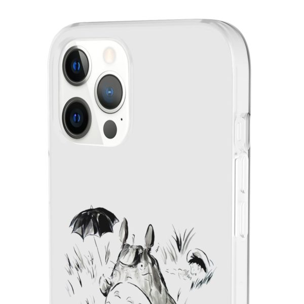 Dai-totoro - Totoro And The Girls Ink Painting iPhone Cases-Accessories, Dai-totoro, My Neighbor Totoro, Phone Case