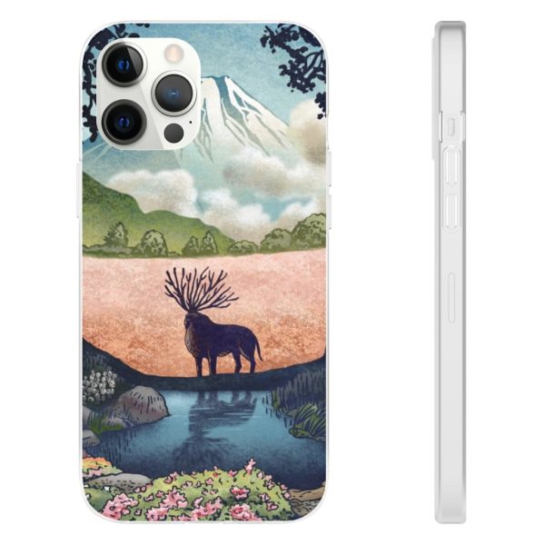 Princess Mononoke Princess - Princess Mononoke – Shishigami Day Time Landscape iPhone Cases-Accessories, Phone Case, princess mononoke, Princess Mononoke Princess