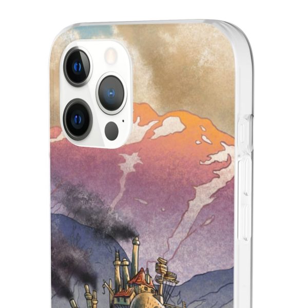 Howl's Moving Castle Actors - Howl’s Moving Castle Landscape iPhone Cases-Accessories, Howl's Moving Castle, Howl's Moving Castle Actors, Phone Case