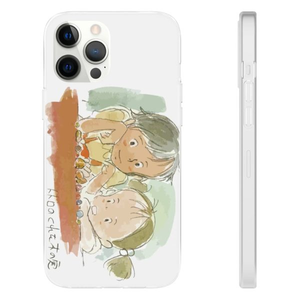 My Neighbor Totoro Japanese - My Neighbor Totoro – Mei & Satsuki Water Color iPhone Cases-Accessories, My Neighbor Totoro, My Neighbor Totoro Japanese, Phone Case