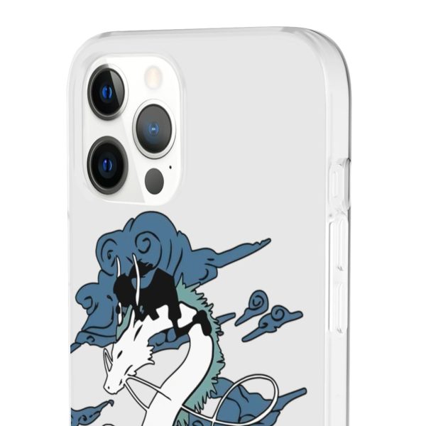 Spirited Away Tattoo - Spirited Away – Sen Riding Haku Dragon iPhone Cases-Accessories, Phone Case, Spirited Away, Spirited Away Tattoo