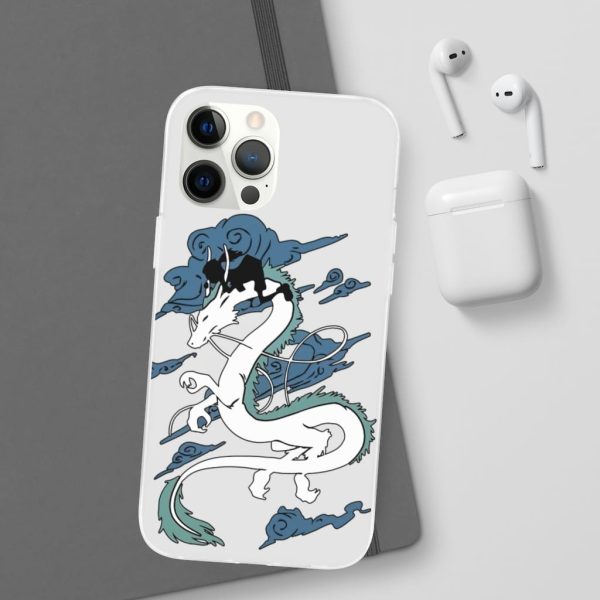 Spirited Away Tattoo - Spirited Away – Sen Riding Haku Dragon iPhone Cases-Accessories, Phone Case, Spirited Away, Spirited Away Tattoo