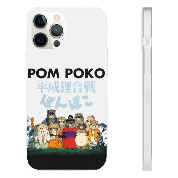 Pom Poko Poster Japanese iPhone Cases-Accessories, Phone Case, Pom Poko