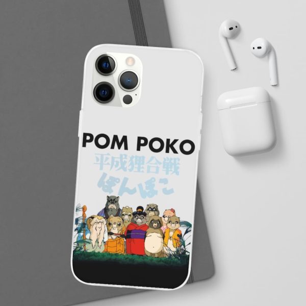 Pom Poko Poster Japanese iPhone Cases-Accessories, Phone Case, Pom Poko