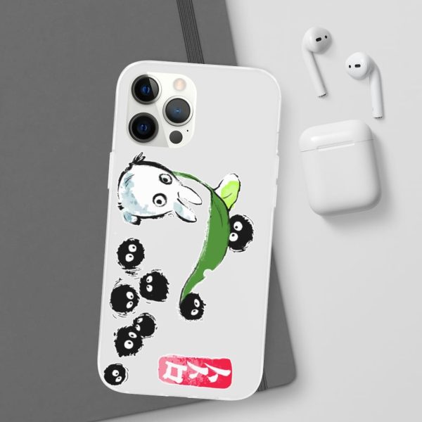 My Neighbor Totoro Satsuki - Mini Totoro and the Soot Balls iPhone Cases-Accessories, My Neighbor Totoro, My Neighbor Totoro Satsuki, Phone Case