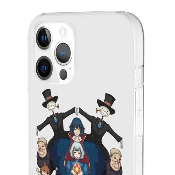 Studio Ghibli Howl's Moving Castle - Howl’s Moving Castle Characters Mirror iPhone Cases-Accessories, Howl's Moving Castle, Phone Case, Studio Ghibli Howl's Moving Castle