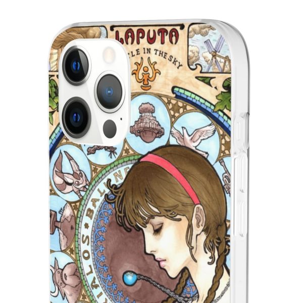 Ghibli Laputa Castle In The Sky - Laputa: Castle in The Sky – Sheeta Portrait Art iPhone Cases-Accessories, Ghibli Laputa Castle In The Sky, Laputa: Castle in the Sky, Phone Case