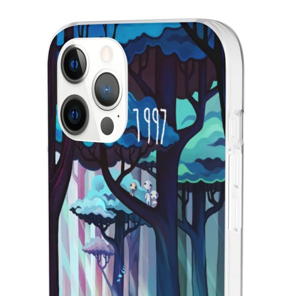 Princess Mononoke - Princess Mononoke 1997 Illustration iPhone Cases-Accessories, Phone Case, princess mononoke