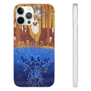 Watch Princess Mononoke - Princess Mononoke Shishigami Day and Night time iPhone Cases-Accessories, Phone Case, princess mononoke, Watch Princess Mononoke