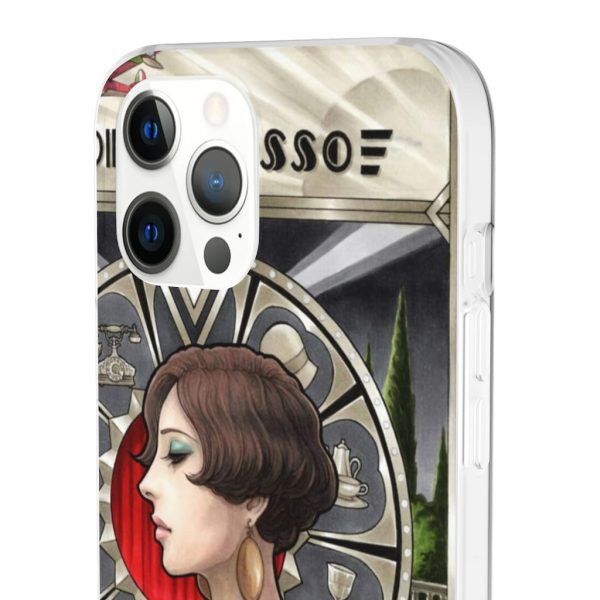 Porco Rosso Fiona Portrait Art iPhone Cases-Accessories, Phone Case, porco rosso