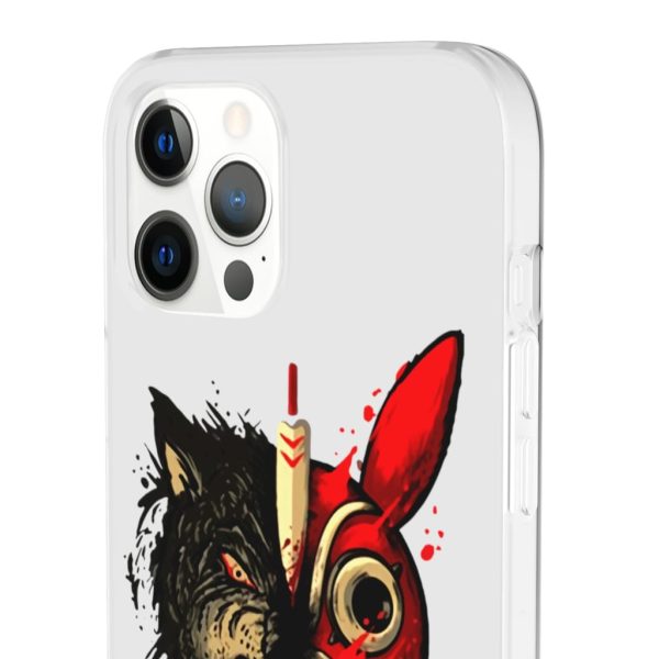 San Princess Mononoke - Princess Mononoke Mask & Wolf iPhone Cases-Accessories, Phone Case, princess mononoke, San Princess Mononoke