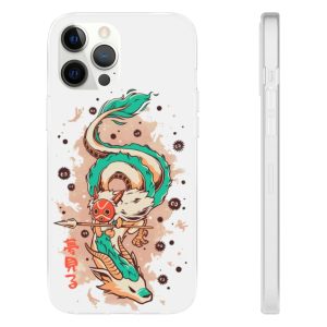 Princess Mononoke Ainu Influence - Princess Mononoke on the Dragon iPhone Cases-Accessories, Phone Case, princess mononoke, Princess Mononoke Ainu Influence