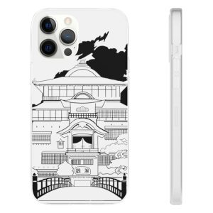 Spirited Away English Actors - Spirited Away Bathhouse illustrated Graphic iPhone Cases-Accessories, Phone Case, Spirited Away, Spirited Away English Actors