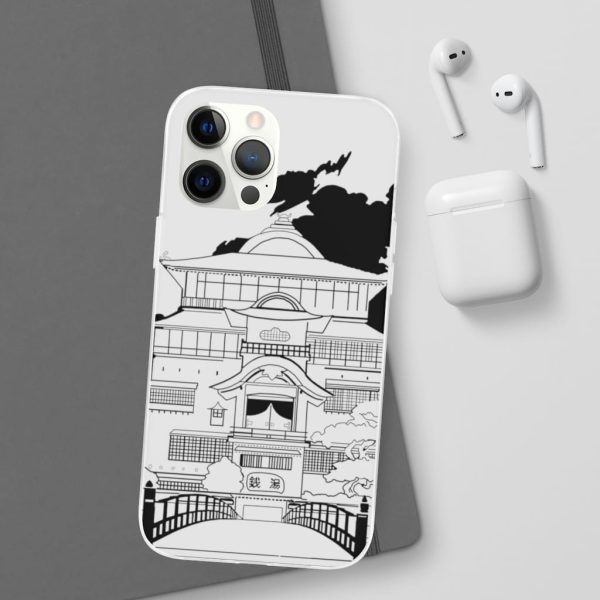 Spirited Away English Actors - Spirited Away Bathhouse illustrated Graphic iPhone Cases-Accessories, Phone Case, Spirited Away, Spirited Away English Actors