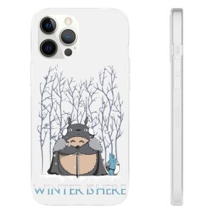 Totoro Poster - Totoro Game of Throne Winter is Here iPhone Cases-Accessories, My Neighbor Totoro, Phone Case, Totoro Poster