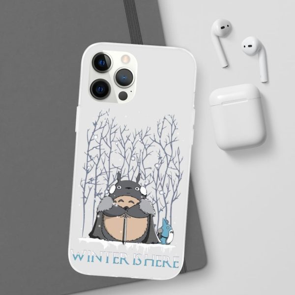 Totoro Poster - Totoro Game of Throne Winter is Here iPhone Cases-Accessories, My Neighbor Totoro, Phone Case, Totoro Poster