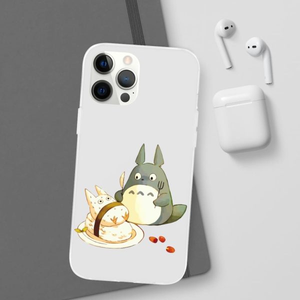 My Neighbor Totoro Characters - Totoro Sushi iPhone Cases-Accessories, My Neighbor Totoro, My Neighbor Totoro Characters, Phone Case