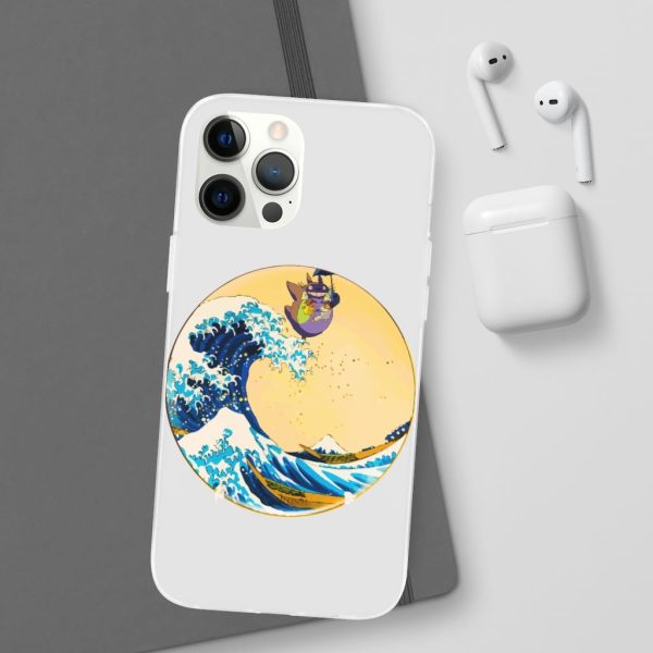 Totoro Anime - Totoro On The Waves iPhone Cases-Accessories, My Neighbor Totoro, Phone Case, Totoro Anime