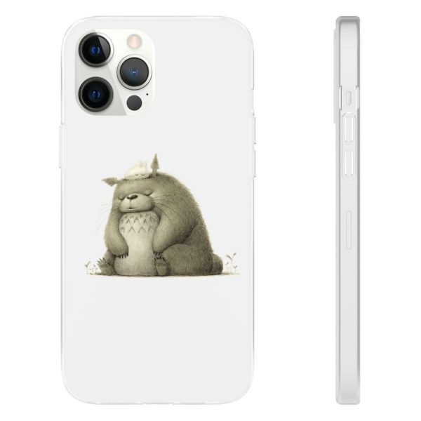 Tom Totoro Concrete Atlantic City - The Fluffy Totoro iPhone Cases-Accessories, My Neighbor Totoro, Phone Case, Tom Totoro Concrete Atlantic City