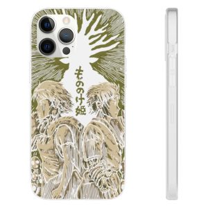 San Princess Mononoke - Princess Mononoke – San and Ashitaka iPhone Cases-Accessories, Phone Case, princess mononoke, San Princess Mononoke