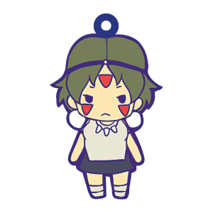 Princess Mononoke Character - Princess Mononoke – San Chibi Keychain-Accessories, Keychain, princess mononoke, Princess Mononoke Character