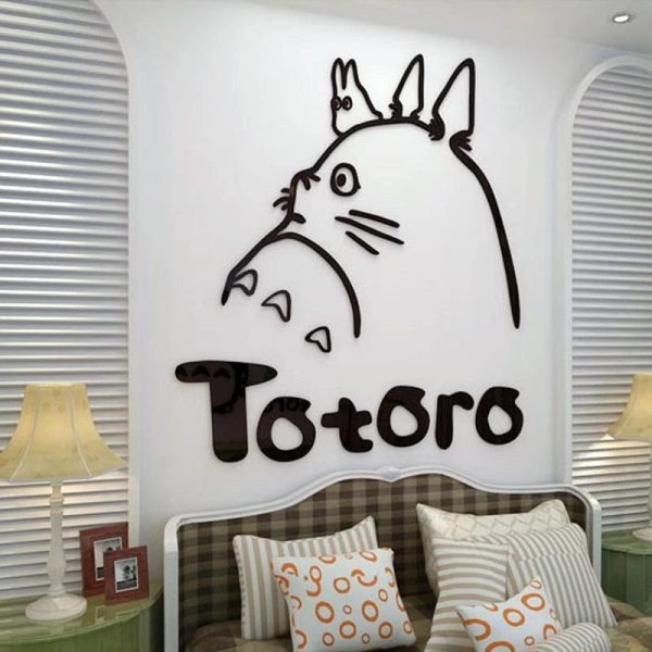 Totoro Characters - My Neighbor Totoro Acrylic 3D Wall Decor Stickers-House Decor, My Neighbor Totoro, Other, Totoro Characters