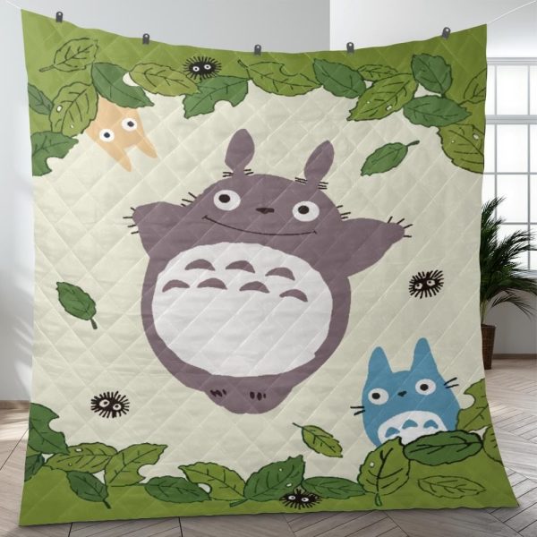 Mei Totoro - Totoro and Friends Quilt Blanket-Bed Set, House Decor, Mei Totoro, My Neighbor Totoro