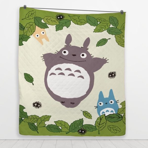 Mei Totoro - Totoro and Friends Quilt Blanket-Bed Set, House Decor, Mei Totoro, My Neighbor Totoro