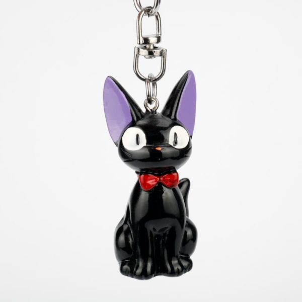 Cat Name Kiki's Delivery Service - Kiki’s Delivery Service Jiji Keychain-Cat Name Kiki's Delivery Service, Keychain, Kiki's Delivery Service