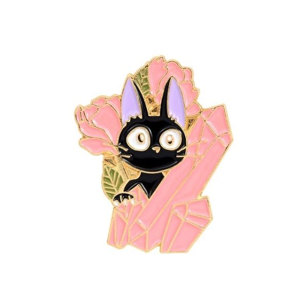 Kiki's Delivery Service Characters - Kiki’s Delivery Service Jiji Badge Pin Collection-Accessories, Figure, Kiki's Delivery Service, Kiki's Delivery Service Characters, Other