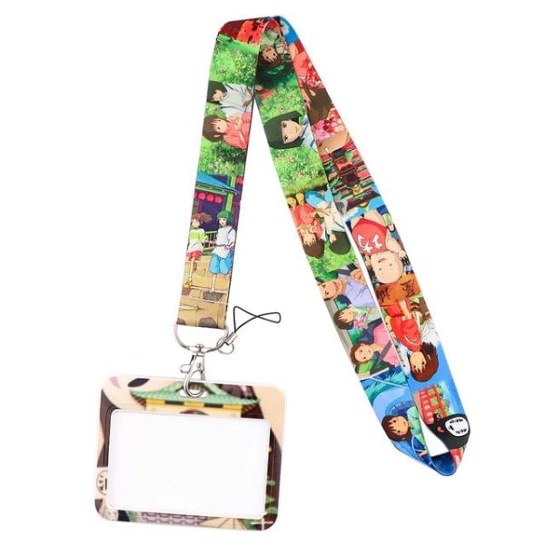 Spirit Away - Spirited Away Lanyard For Keychain ID Card Holder Horizontal and Vertical-Accessories, Other, Spirit Away, Spirited Away