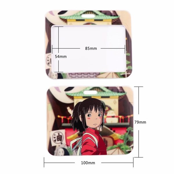 Spirit Away - Spirited Away Lanyard For Keychain ID Card Holder Horizontal and Vertical-Accessories, Other, Spirit Away, Spirited Away