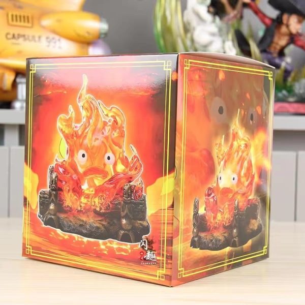 Howl's Moving Castle Book - Calcifer PVC Action Figure Decorative Lamp 12cm-calcifer, House Decor, Howl's Moving Castle, Howl's Moving Castle Book, Other