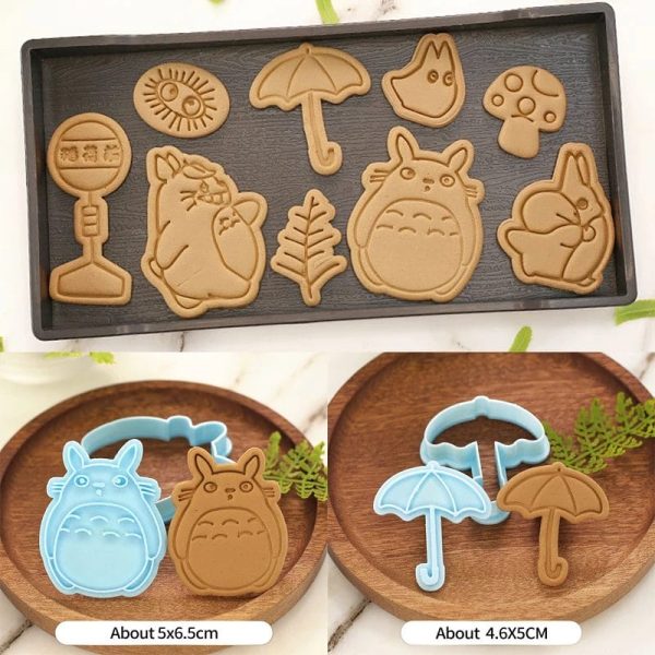 My Neighbour Totoro Cast - My Neighbor Totoro 3D Cookies Cutter Pressable Mold-My Neighbor Totoro, My Neighbour Totoro Cast, Other