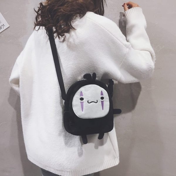 Spirited Away Online - Spirited Away Cute No Face Mini Plush Bag-Bags, kaonashi, no face, Spirited Away, Spirited Away Online