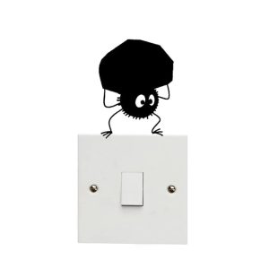 My Neighbor Totoro Cast - Spirited Away – Funny Soot Switch Stickers Set 3pcs-Accessories, House Decor, My Neighbor Totoro, My Neighbor Totoro Cast, Other, Spirited Away