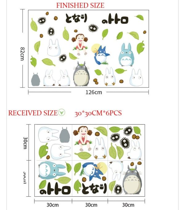 My Friend Totoro - My Neighbor Totoro Wall Stickers Home Decoration-House Decor, My Friend Totoro, My Neighbor Totoro, Other