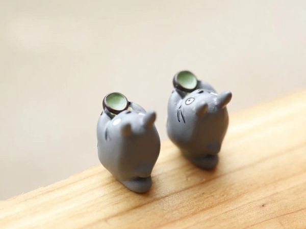 Totoro Japanese Restaurant - Kawaii Totoro Garden Miniature Decoration Figures 2pcs/set-Figure, House Decor, My Neighbor Totoro, Other, Totoro Japanese Restaurant