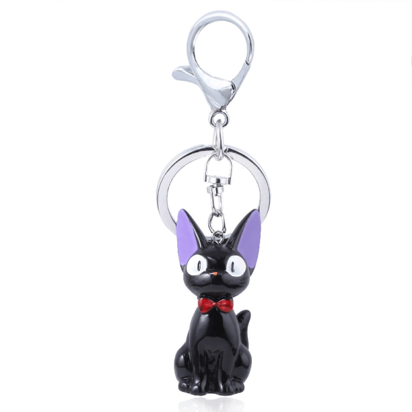 Cat Name Kiki's Delivery Service - Kiki’s Delivery Service Jiji Keychain-Cat Name Kiki's Delivery Service, Keychain, Kiki's Delivery Service