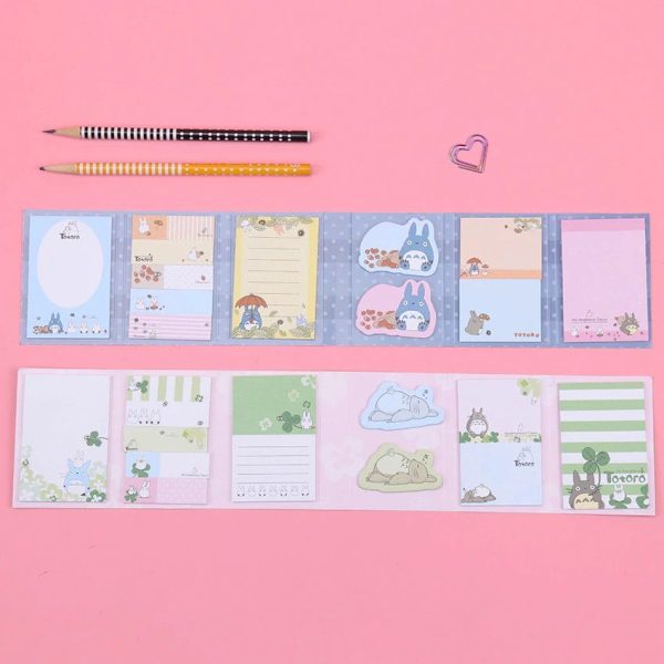 Totoro Movie Japanese - My Neighbor Totoro 6 Folding Memo Pads-Accessories, My Neighbor Totoro, Other, Totoro Movie Japanese