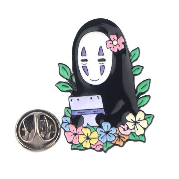 Spirited Away Meaning - Spirited Away No Face Kaonashi Backpack Badge Pins-Bags, kaonashi, no face, Spirited Away, Spirited Away Meaning