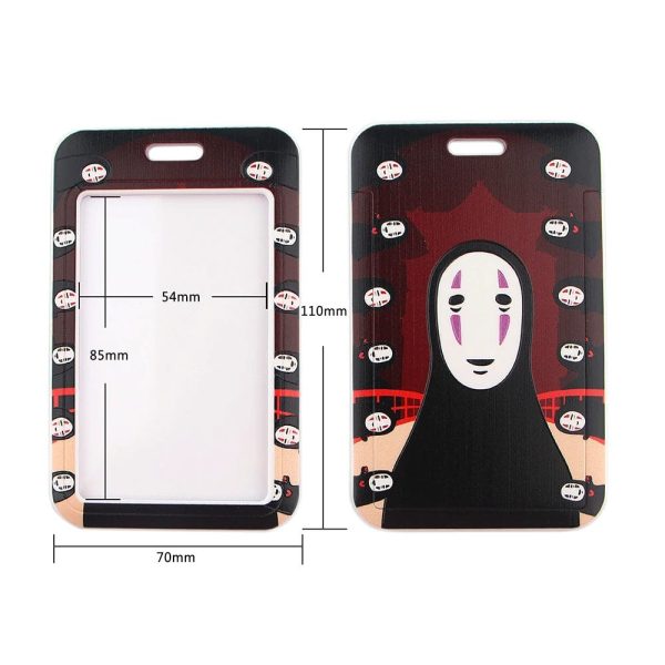 Spirited Away Full Movie - Spirited Away No Face Lanyard For Keychain ID Card Holder-Accessories, no face, Other, Spirited Away, Spirited Away Full Movie