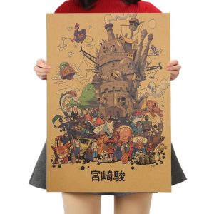 Tom Totoro Concrete Atlantic City - Ghibli Characters Vintage Poster-House Decor, My Neighbor Totoro, Other, Poster, princess mononoke, Spirited Away, Tom Totoro Concrete Atlantic City