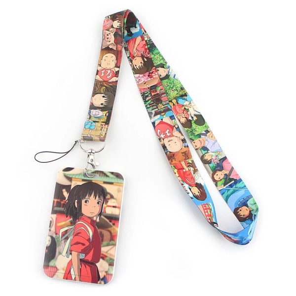 Spirit Away - Spirited Away Lanyard For Keychain ID Card Holder Horizontal and Vertical-Accessories, Other, Spirit Away, Spirited Away