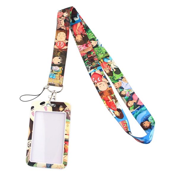 Spirit Away - Spirited Away Lanyard For Keychain ID Card Holder Horizontal and Vertical-Accessories, Other, Spirit Away, Spirited Away