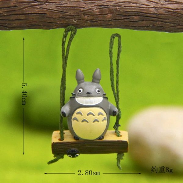 Totoro Umbrella - My Neighbor Totoro Swing Figure Garden Decoration Ornaments-House Decor, My Neighbor Totoro, Other, Totoro Umbrella, Toy Figure