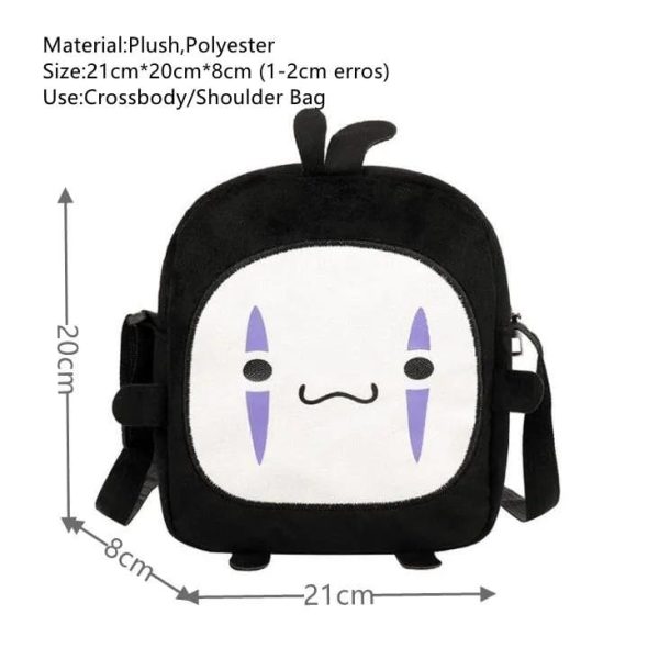 Spirited Away Online - Spirited Away Cute No Face Mini Plush Bag-Bags, kaonashi, no face, Spirited Away, Spirited Away Online