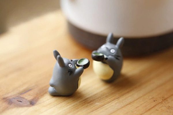 Totoro Japanese Restaurant - Kawaii Totoro Garden Miniature Decoration Figures 2pcs/set-Figure, House Decor, My Neighbor Totoro, Other, Totoro Japanese Restaurant