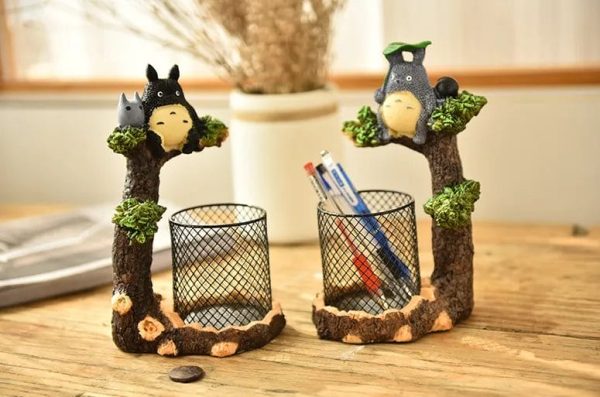 What Animal Is Totoro - My Neighbor Totoro Resin Pen Holder Ornament-House Decor, My Neighbor Totoro, Other, Toy Figure, What Animal Is Totoro